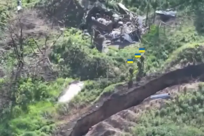Die ukrainischen Streitkräfte übernahmen den Kontrollpunkt der Russen in der Region Kursk