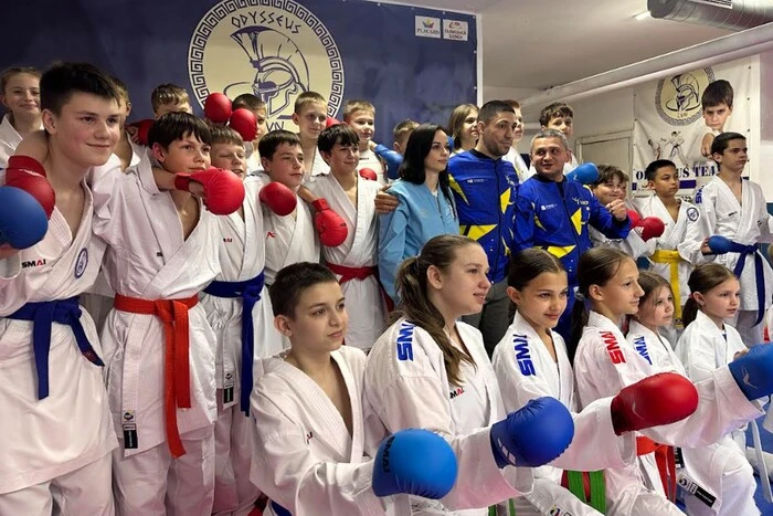 Vasyl Kostiuk supported the creation of Ukraine's children's karate team