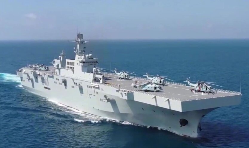 New amphibious assault ship undergoing trials